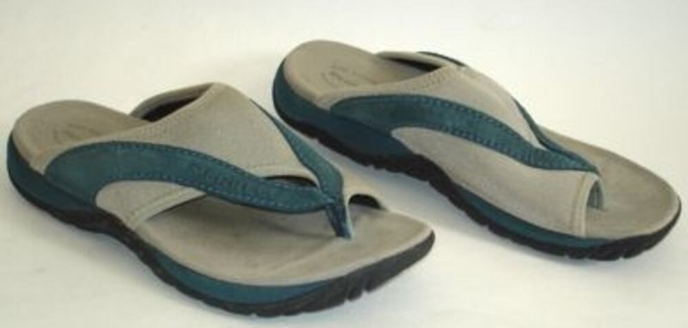 Merrell Women's Belluna Thong-Style Flip-Flop Sandals Petrol Blue Size 5